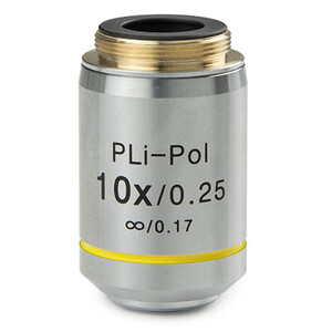 Euromex obiectiv IS.7910-T, 10x/0.25, PLPOLi , plan, infinity, strain-free (iScope)