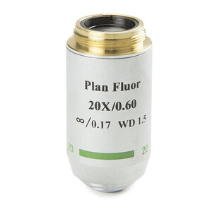 Euromex Obiectiv 86.554, 20x/0,60, w.d. 2,1 mm, PL-FL IOS , plan, fluarex (Oxion)