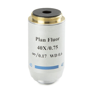 Euromex obiectiv 86.556, S40x/0,70, w.d. 0,42 mm, PL-FL IOS , plan, fluarex (Oxion)