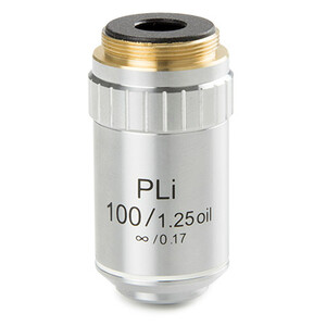 Euromex obiectiv BS.8400, Plan PLi S100x/1.25 oil immersion IOS (infinity corrected), w.d. 0.36 mm (bScope)