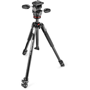 Manfrotto Trepied din aluminiu MK190X3-3W1 cu unitate inclinabila in 3 pozitii