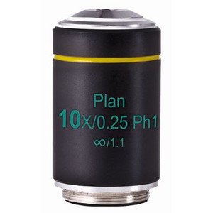 Motic Obiectiv PL Ph, CCIS, plan, achro, phase, 10x/0.25, w.d. 4.1mm, Ph1 (AE2000)
