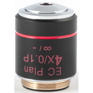 Motic Obiectiv EC PL P, CCIS, plan, achro, (spannungsfrei), 4x/0.10, w.d.15.9mm (BA-310 POL)