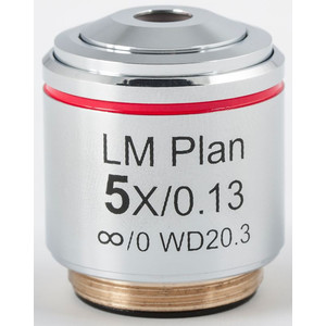 Motic obiectiv LM PL, CCIS, LM, plan, achro, 5x/0.13, w.d. 20.3mm (AE2000 MET)