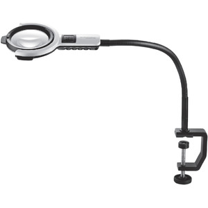 Eschenbach Lupa Lampă de mărire varioLED flex, 6dpt, 2,5x, Ø 76 mm, Trepied 350 mm