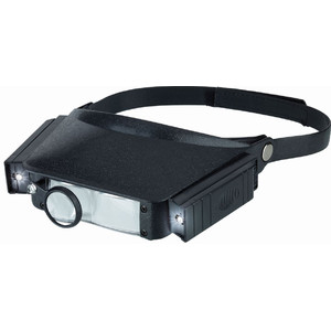 Schweizer Lupa Mărire cu bandă pentru cap 2x, 4x, 4x/5x, cu iluminare