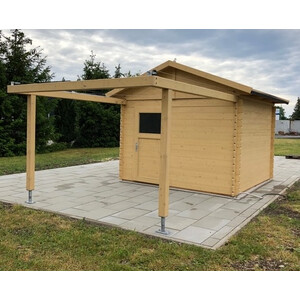 Dome Parts Observatoare GreenLine Big 32 mm cu acoperiș retractabil și protecție din lemn