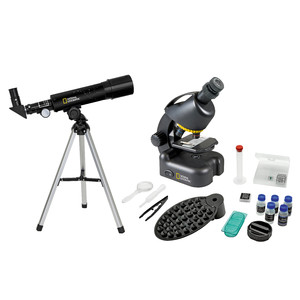National Geographic Set telescop și Microscop cu suport smartphone