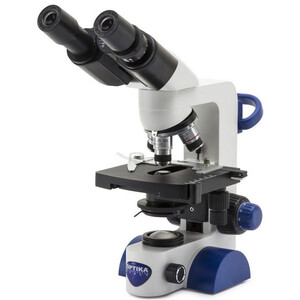 Optika Microscop B-69, bino, 40-1000x, LED, Akku, Kreuztisch
