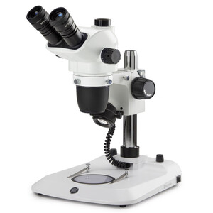 Euromex microscopul stereoscopic zoom NZ.1903-P, 6.7-45x, Säule,  Auf-u. Durchlicht, trino