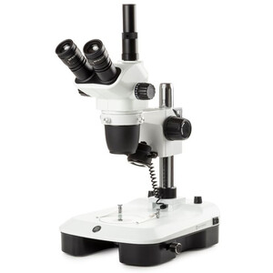 Euromex Microscopul stereoscopic zoom NZ.1903-M, 6,7-45x, coloană, lumină reflectată și transmisă, trino, oglindă pentru Camp intunecat, embriologie