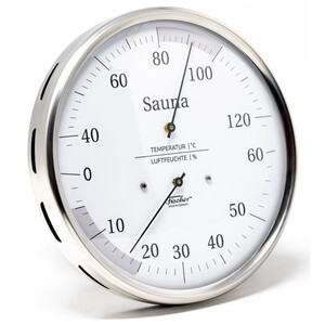 Fischer Statie meteo Sauna-Thermohygrometer 130 mm