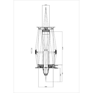 Omegon Oglinda principala Set de oglinzi Ritchey-Chrétien 12'' F/8