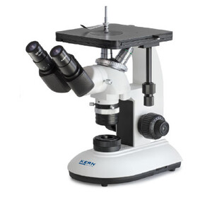 Kern Microscop inversat OLF 162, invers, MET, bino, DIN planchrom,100x-400x, Auflicht, LED, 3W