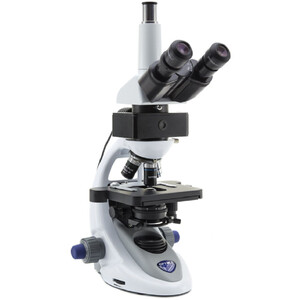 Optika Microscop B-293LD1, LED-FLUO, N-PLAN IOS, 1000x dry, blue filterset, trino