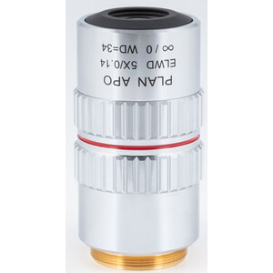 Motic obiectiv Plan apochromat. objective ELWD 5X/0.140 (wd 34mm)