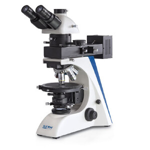 Kern Microscop OPO 185, POL, trino, Inf plan, 40x-600x, lumină incidentă/reflectată, HAL, 100W