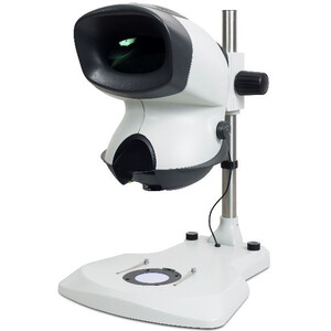 Vision Engineering microscopul stereoscopic zoom MANTIS Elite TS, ME-TS, Kopf,  Auf-Durchlicht, LED, Säulenstativ, mit 2 -fach Revolver,  2-20x, o. Objektive