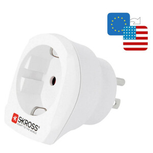 Skross Adaptor de călătorie Europe către SUA