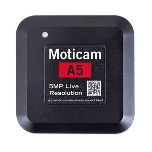 Motic Camera A5, color, sCMOS, 1/2.8", 2µm, 30fps, 5MP, USB 2.0