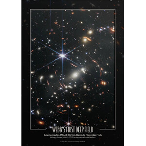 AstroMedia Poster Primul câmp profund al lui Webb