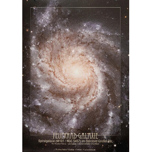 AstroMedia Poster Galaxia roata de foc