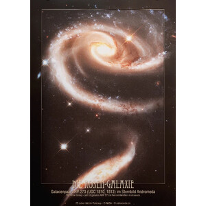 AstroMedia Poster Galaxia Rose Arp 273