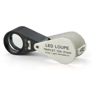 Euromex Lupa PB.5034-LUV, 10x acromat, LED, UV