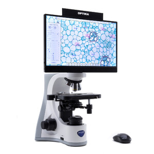 Optika Microscop B+W, digital, W-PLAN IOS, 40x-1000x, cap digital 4K