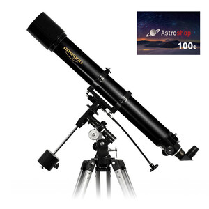 Omegon Telescop AC 90/1000 EQ-2 + Voucher în valoare de 100 euro