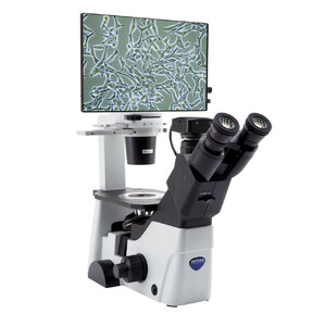 Optika Microscop IM-300D, digital, PH, 100-400x, IOS LWD W-PLAN PH, N.A. 0.3, X-LED, 6 MP, 15.6" 4K