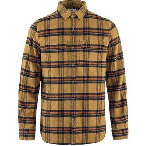 Fjällräven Cămașă Övik Heavy Flanel M, 232-215 Buckwheat Brown-Autumn Leaf, M
