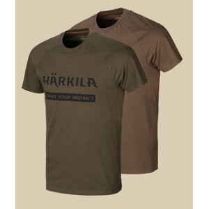 Härkila Logo T-Shirt 2-pack ASDO mărimea M