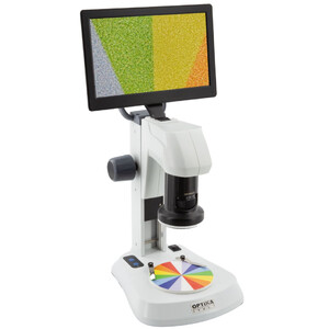 Optika, Microscop, SFX-85V, Zoom Digital, Monitor 9", 8x-54x, LED, Lumină incidentă și transmisă