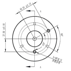 Omegon Adaptor de montare Vixen 45 mm pentru coloană Pro