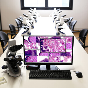 Optika Microscop Pachet -WI-LEARN 1 profesor + 8 stații pentru elevi