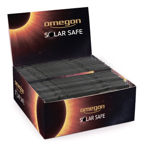 Omegon Ochelari pentru eclipsă solară Sofi Solar Safe în display cu 50 de bucăți