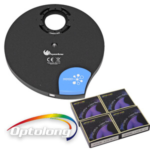 PegasusAstro Roata filtre Indigo + OPTOLONG LRGB-Filter 2"