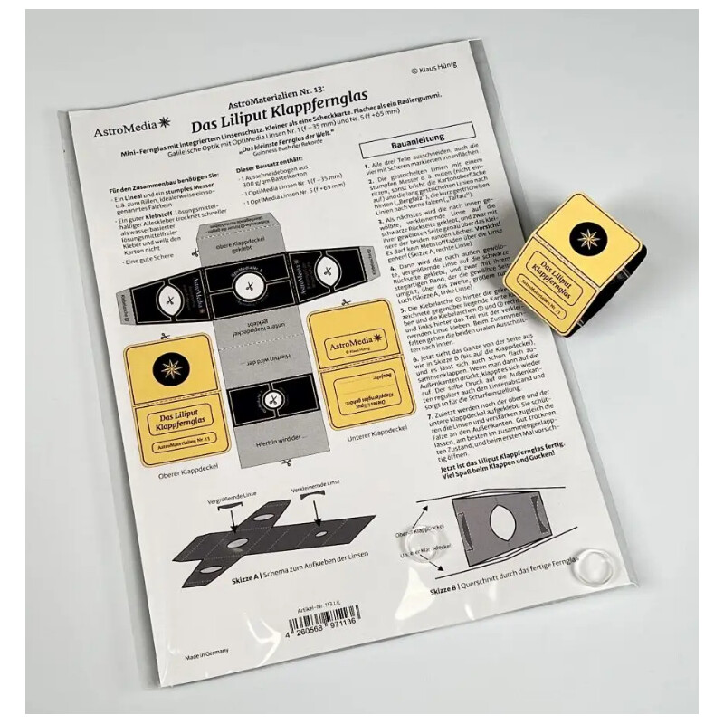 AstroMedia Kit Binoclul pliabil Liliput