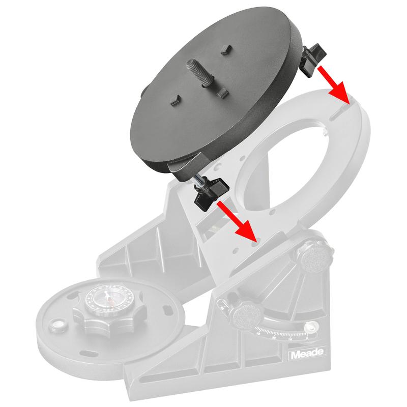 Meade Placa adaptoare LX90 pentru suport polar Ultra