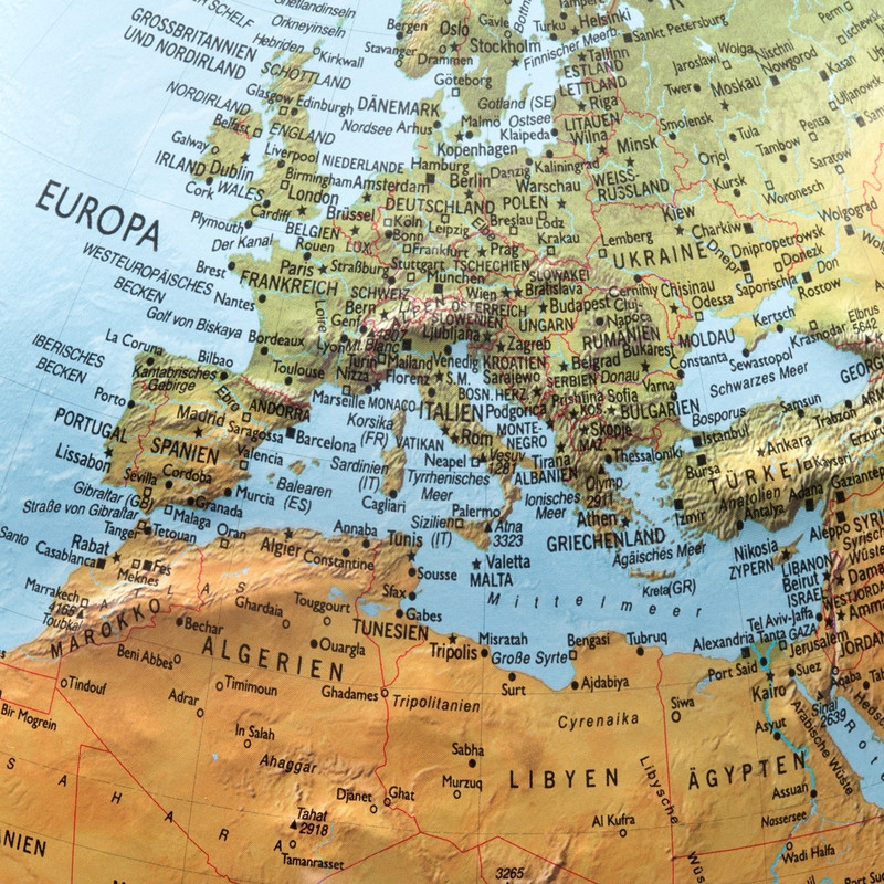 Räthgloben Glob in relief FR 30 10 (Français)