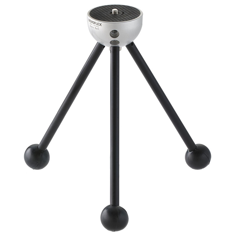 Novoflex Trepied de masa BasicBall, argintiu