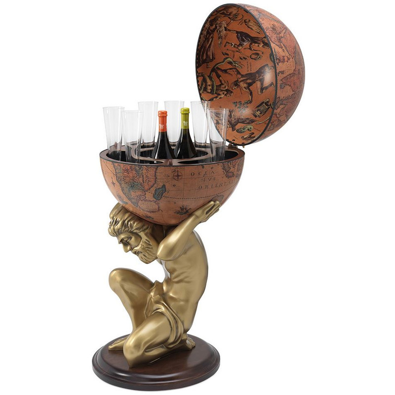 Zoffoli living Glob bar Atlas 50cm