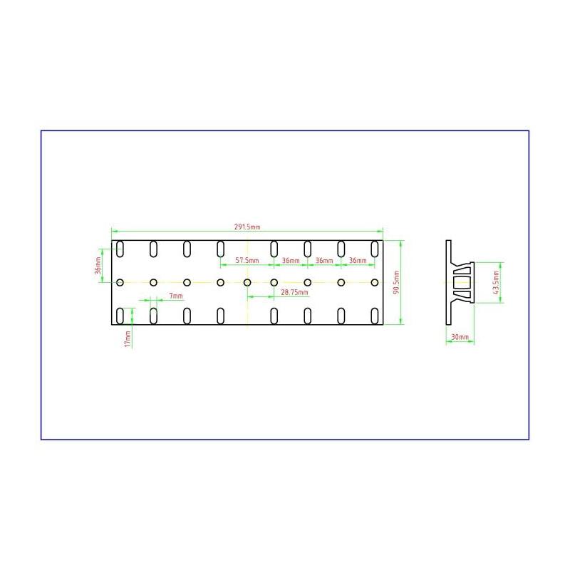 William Optics Placa de montaj Vixen-Style, versiune lunga