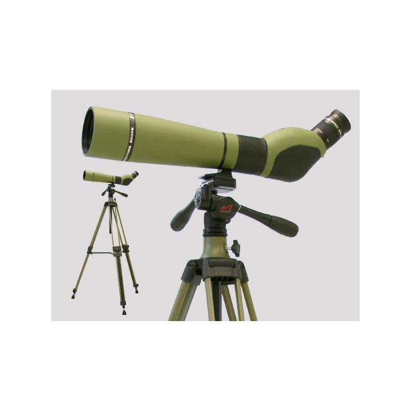 William Optics Telescop + trepied aparat foto de culoare verde
