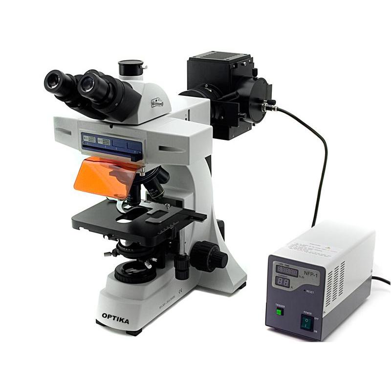 Optika Microscop cu lumină fluorescentă B-600TiFL, trinocular