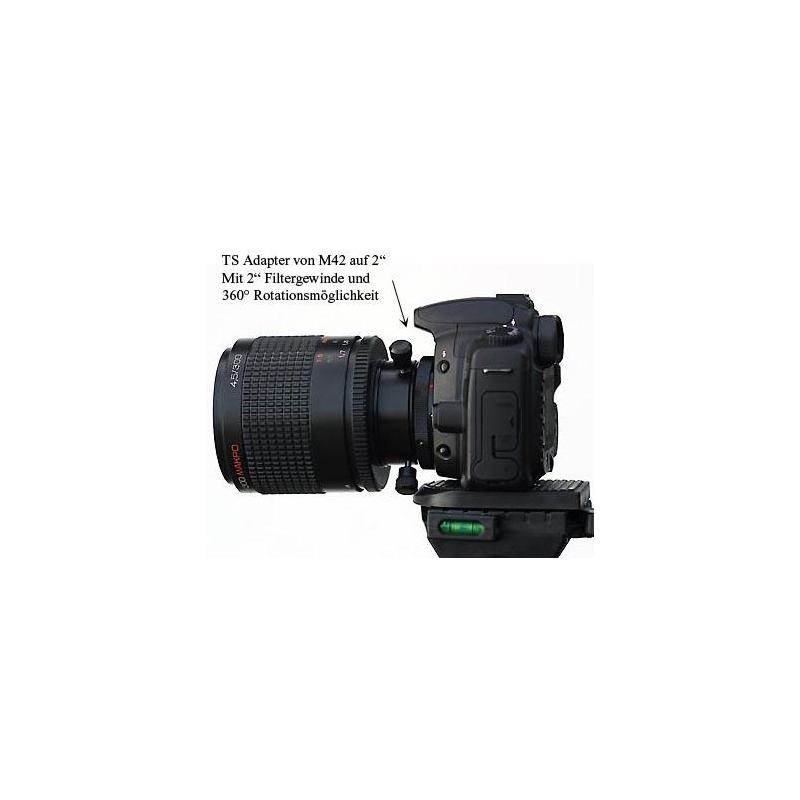 TS Optics Rotator Sistem cu rotatie T2 (inetrior/spre telescop) la T2 (exterior/spre aparat)