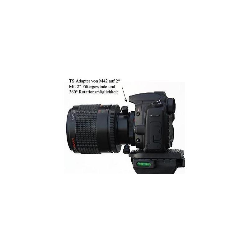 TS Optics Adaptoare foto Sistem cu rotatie T2 (inetrior/spre telescop) la baioneta Canon EOS (exterior/spre aparat)