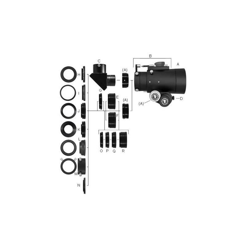 TeleVue tub extensie Imaging System 25,4 mm prelungire