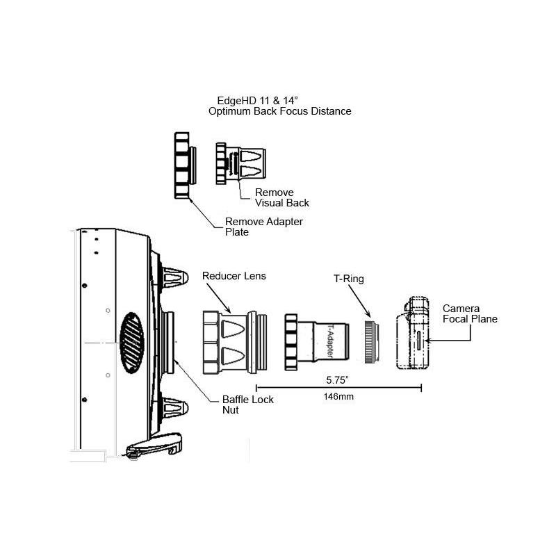 Celestron Adaptoare Adaptor T pentru EdgeHD 9"/11"/14"